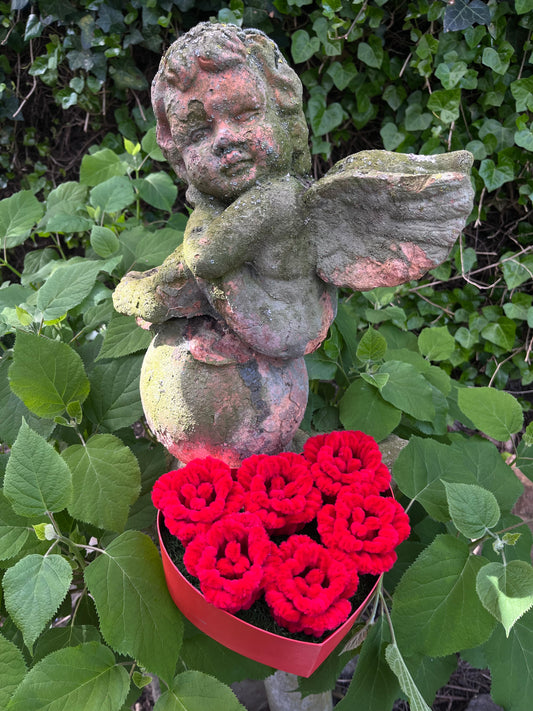 Boîte cœur roses