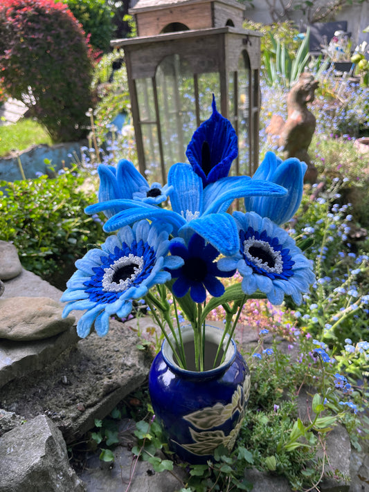 Bouquet bleu
