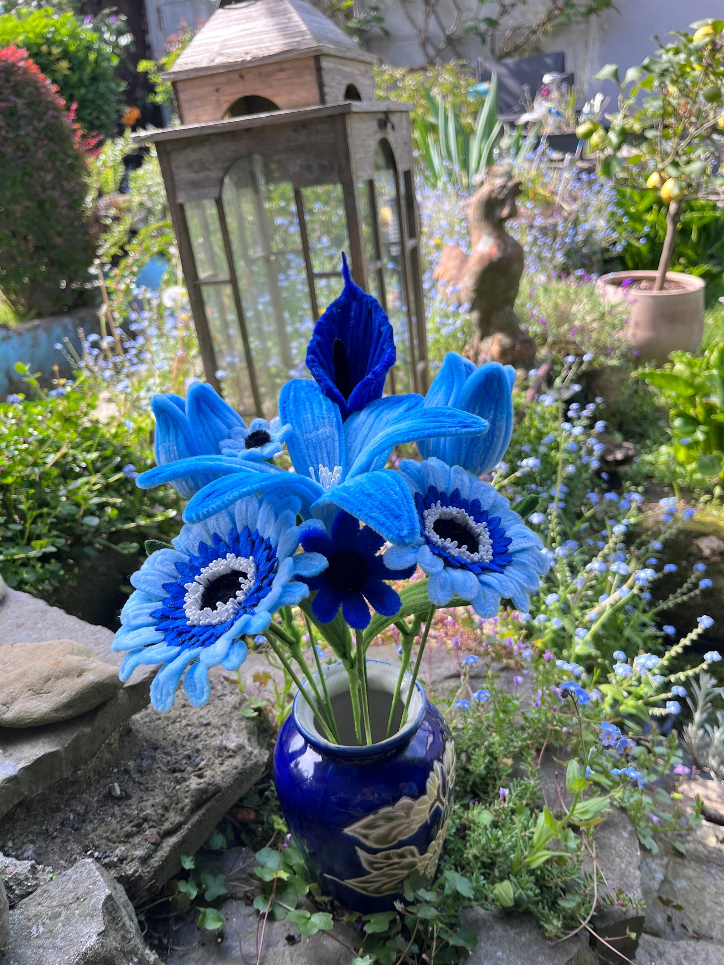 Bouquet bleu