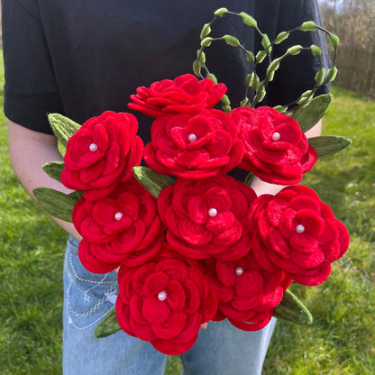 Bouquet de roses rouges