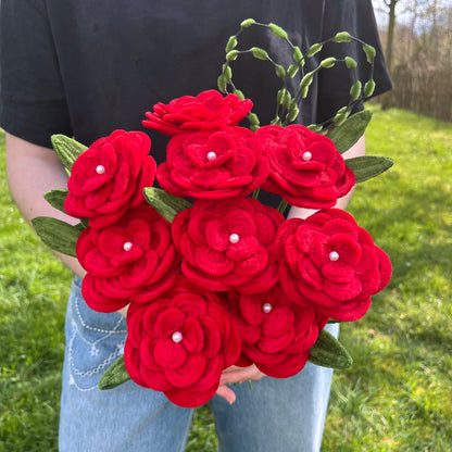 Bouquet de roses rouges